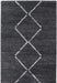 Granada Asher Black/ Ivory Argyle Area Rug Default -DTYStore