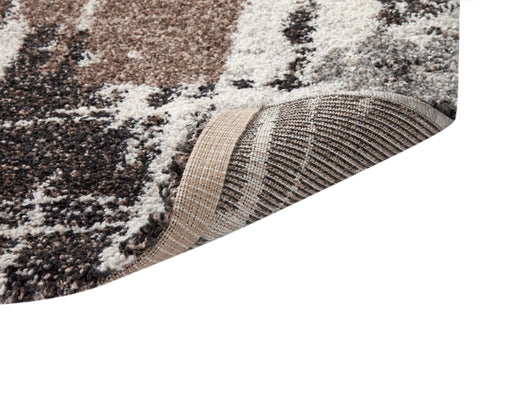 Granada Bakari Chocolate/Med.Brown/Grey/Ivory Area Rug Default -DTYStore