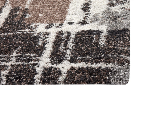 Granada Bakari Chocolate/Med.Brown/Grey/Ivory Area Rug Default -DTYStore