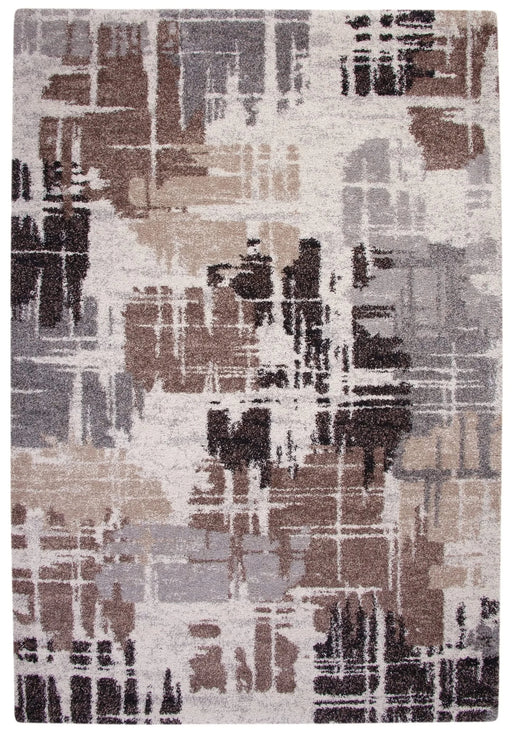 Granada Bakari Chocolate/Med.Brown/Grey/Ivory Area Rug Default -DTYStore