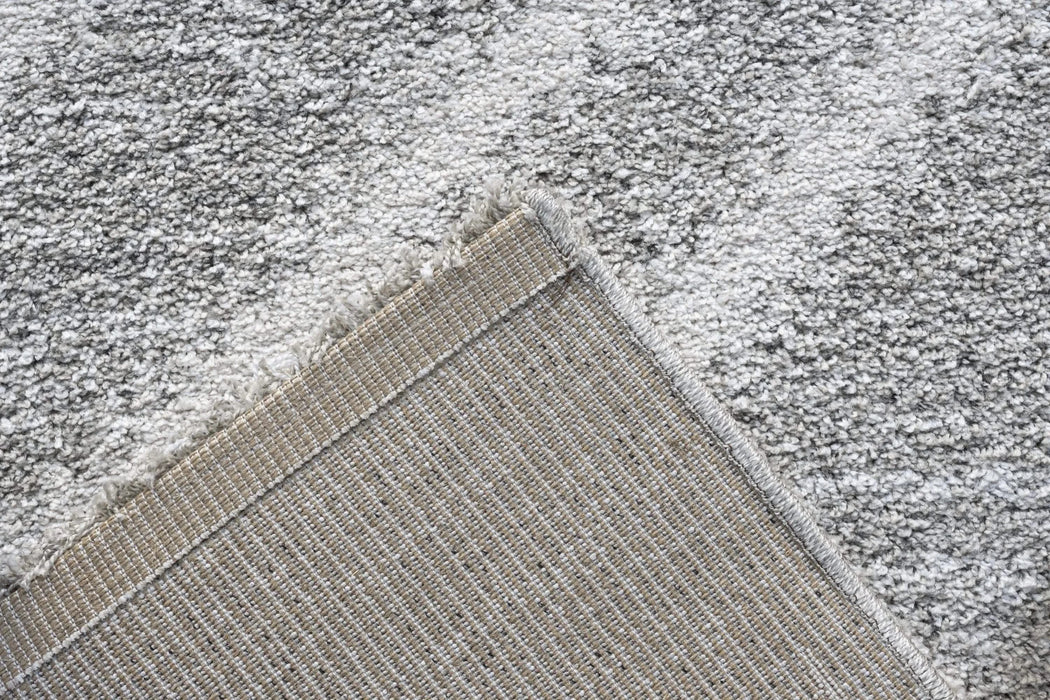Granada Galen Gray and Ivory Olefin Shag Area Rug Default -DTYStore
