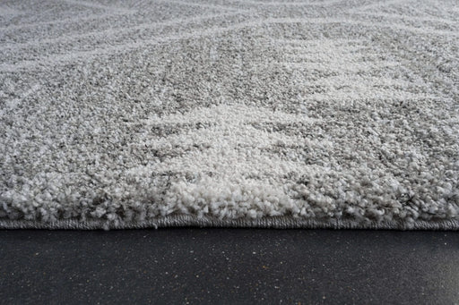 Granada Galen Gray and Ivory Olefin Shag Area Rug Default -DTYStore