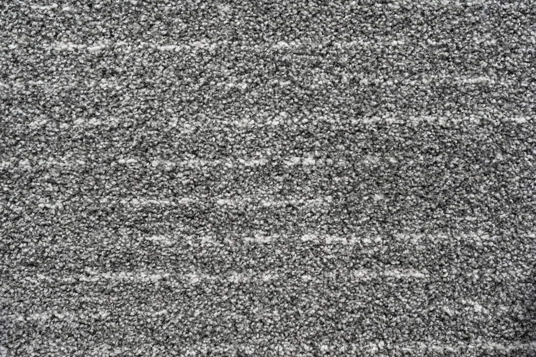 Granada Liora Charcoal, Gray, Ivory and White Polypropylene Area Rug Default -DTYStore