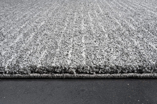 Granada Liora Charcoal, Gray, Ivory and White Polypropylene Area Rug Default -DTYStore