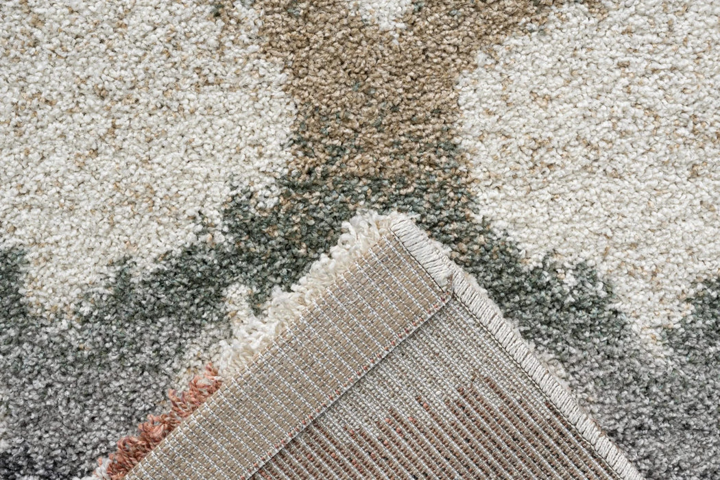 Granada Rayann Ivory, Rust, Beige, Gold, Green, Gray and Charcoal Polypropylene Area Rug Default -DTYStore