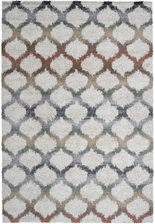 Granada Rayann Ivory, Rust, Beige, Gold, Green, Gray and Charcoal Polypropylene Area Rug Default -DTYStore
