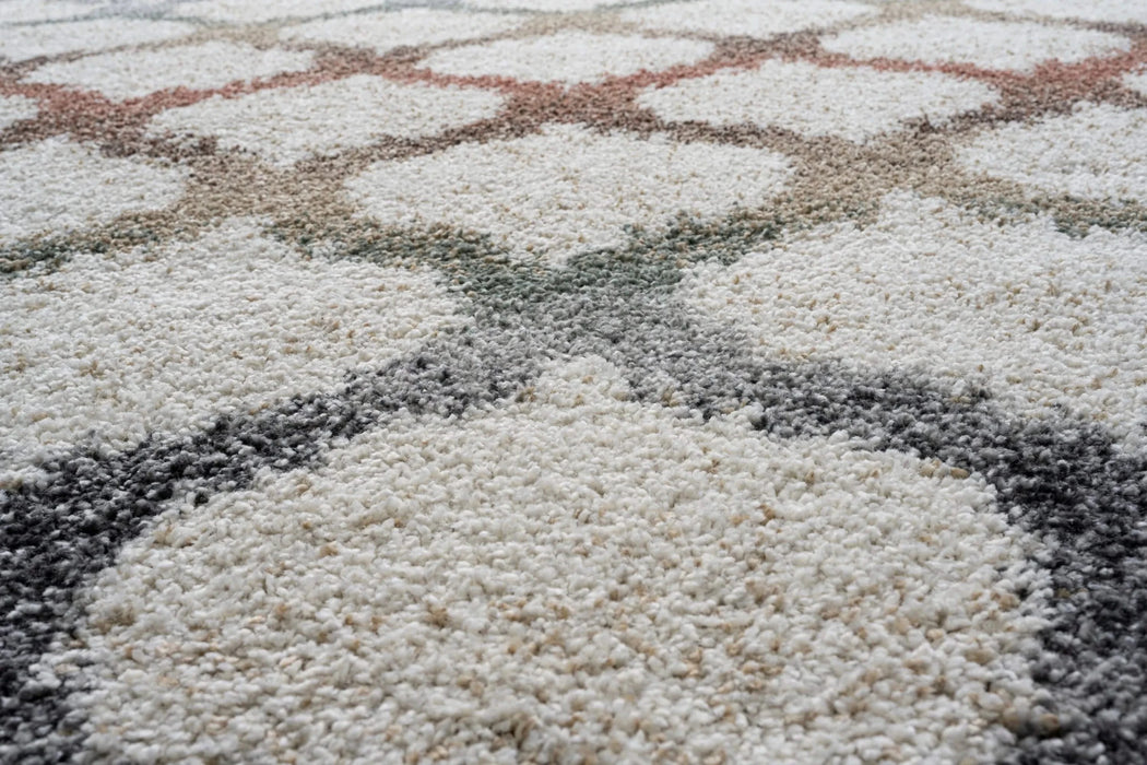 Granada Rayann Ivory, Rust, Beige, Gold, Green, Gray and Charcoal Polypropylene Area Rug Default -DTYStore