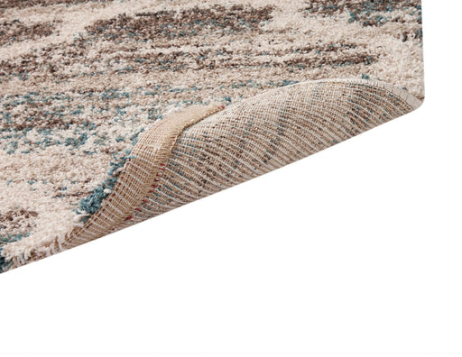 Granada Trellis Blue/Brown/Tan Area Rug Default -DTYStore