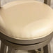 Granby Leather 4-Slat Back Swivel Stool, 30" Bar Stool or 24” -DTYStore