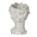 Greek Style Cement Head Planter - Indoor Outdoor Home Garden Decor, D6' x 9' Default -DTYStore