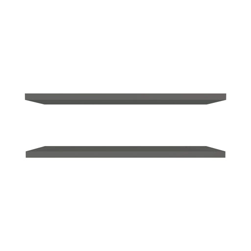 Greer Floating Shelf in Melamine x2, Grey Default -DTYStore