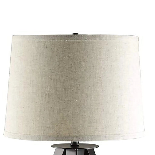 Grey and Black Tripod Floor Lamp Default -DTYStore