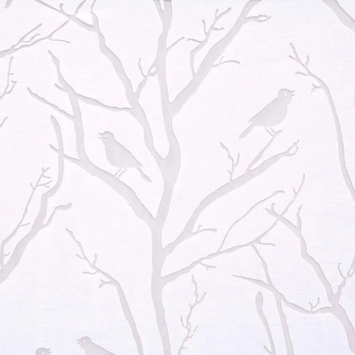 Grommet Top Sheer Bird on Branches Burnout Window Curtain(Only 1 Pc Panel) Default -DTYStore