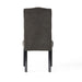 HARRIET KD Tufted Dining Chair Set of 2 in Dark Grey Fabric Default -DTYStore
