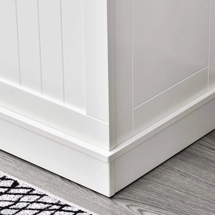 HOMCOM 38' 3-In-1 Entryway Hall Tree with Storage Bench, Coat Rack with Four Hooks and Shoe Storage, White Default -DTYStore