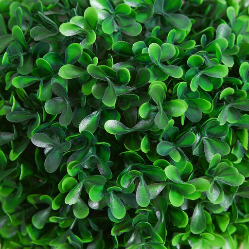 HOMCOM Artificial Plant for Home Decor Indoor & Outdoor Fake Plants Artificial Tree in Pot, 2 Ball Boxwood Topiary Tree for Home Office, Living Room Decor, Green Default -DTYStore