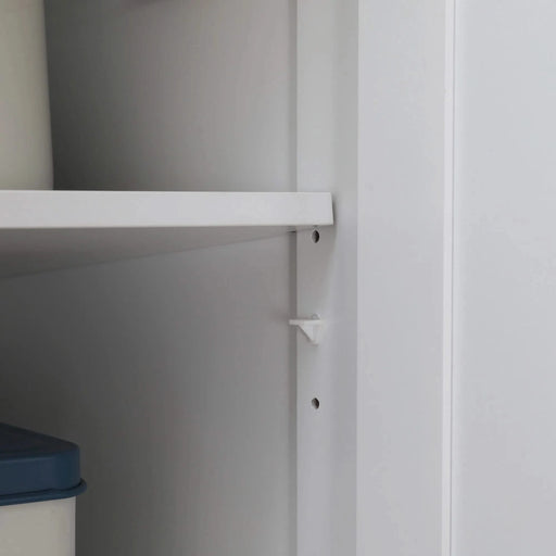 HOMCOM Rolling Kitchen Island on Wheels, Kitchen Cart with Solid Wood Drop Leaf Breakfast Bar, Storage Drawers, 4-Door Cabinets, Spice Rack, White Default -DTYStore