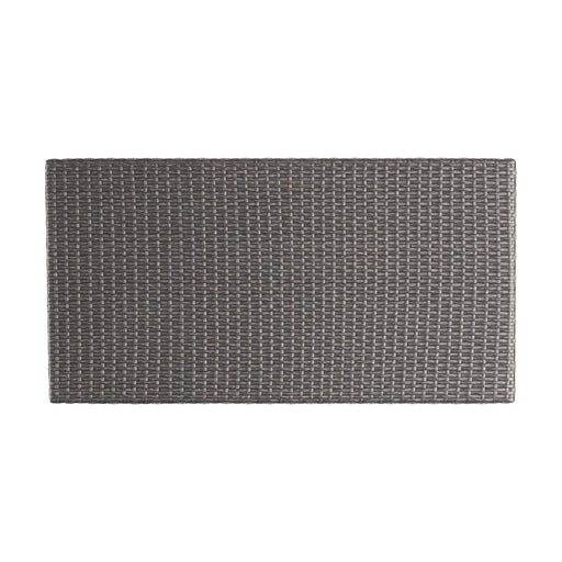 HONOLULU Modern 4PC PE Wicker Seating Set with Cushions Grey Durable Rattan Default -DTYStore