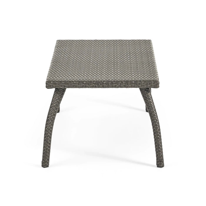 HONOLULU Modern 4PC PE Wicker Seating Set with Cushions Grey Durable Rattan Default -DTYStore