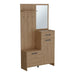 Hall Tree, 2 Doors, 1 Drawer, 1 Shelf, 1 Mirror - DTY Store