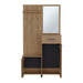 Hall Tree, 2 Doors, 1 Drawer, 1 Shelf, 1 Mirror - DTY Store