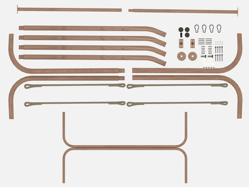 Hammock Swing Chair with Stand for Indoor,Outdoor, Anti-Rust Wood-Colored Frame 570 lbs Capacity with Cushion Oversized Double Hammock Chair for Patio Balcony Bedroom Ban on Amazon(OLD W1132P155978) Default -DTYStore