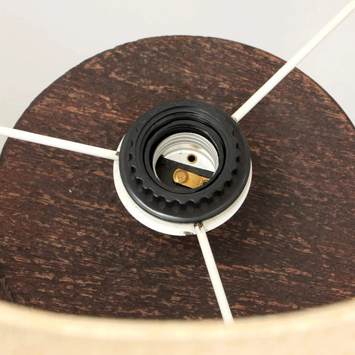 Handcrafted Artisanal Decorative Table Lamp with Wooden BaseFor Living Room-Bedroom-Home Decor-Tabletop-13X13X26.5' Default -DTYStore