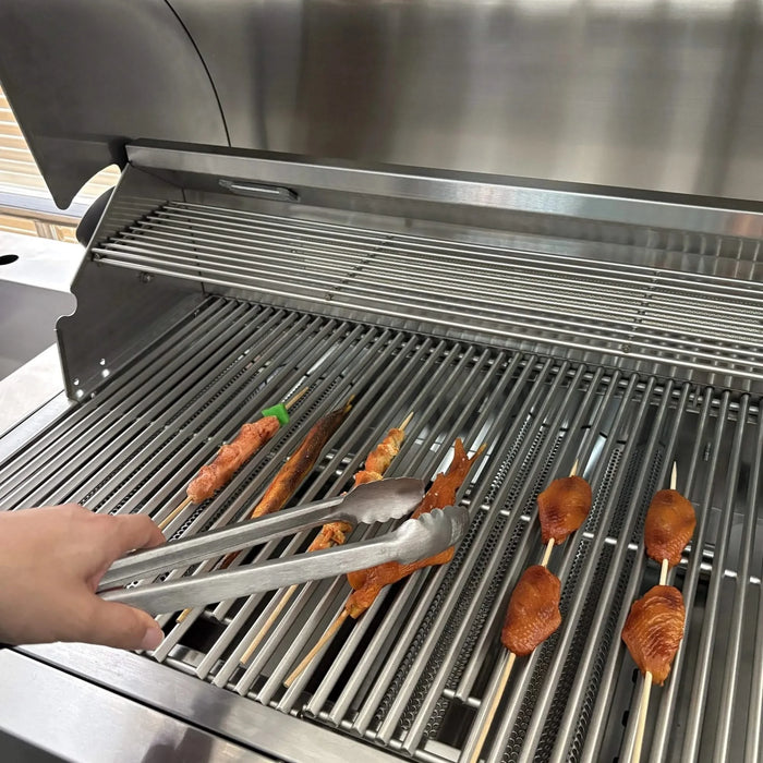 Heavy Duty BBQ Grill Tools Set Stainless Steel BBQ Accessories Grill Barbecue Grilling Tools Utensils Set with Spatula.Fork,Brush,Toogs Kit Default -DTYStore