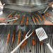 Heavy Duty BBQ Grill Tools Set Stainless Steel BBQ Accessories Grill Barbecue Grilling Tools Utensils Set with Spatula.Fork,Brush,Toogs Kit Default -DTYStore