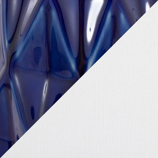 Hex 20' Contemporary Ceramic Accent Lamp in Estate Blue Ceramic, Polished Nickel and White Linen Shade from Grandview Gallery by LumiSource - Set of 2 Default -DTYStore