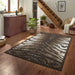 Hide GC_CHD1001 Brown 5 ft. 3 in. x 7 ft. Area Rug Default -DTYStore