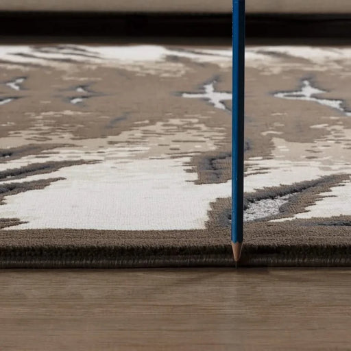 Hide GC_CHD1001 Brown 7 ft. 10 in. x 10 ft. 3 in. Area Rug Default -DTYStore