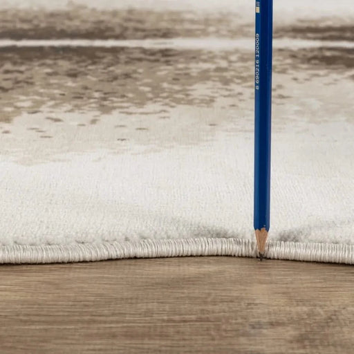 Hide GC_CHD1002 Brown 5 ft. x 7 ft. Area Rug Default -DTYStore