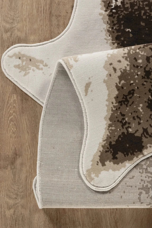 Hide GC_CHD1002 Brown 5 ft. x 7 ft. Area Rug Default -DTYStore