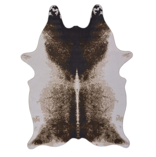 Hide GC_CHD1002 Brown 5 ft. x 7 ft. Area Rug Default -DTYStore