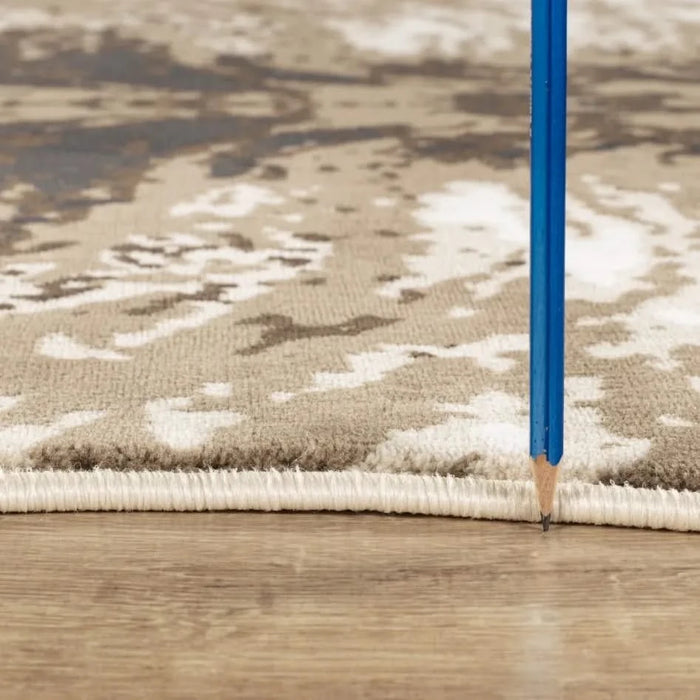 Hide GC_CHD1003 Brown 5 ft. x 7 ft. Area Rug Default -DTYStore