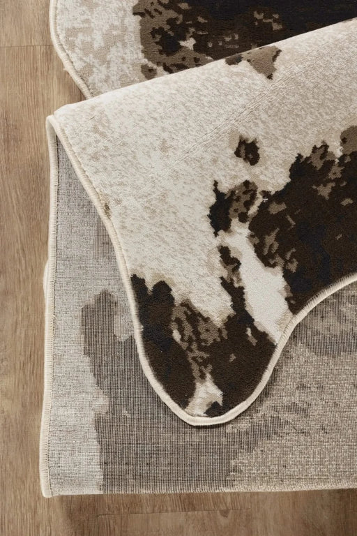 Hide GC_CHD1004 Brown 5 ft. x 7 ft. Area Rug Default -DTYStore