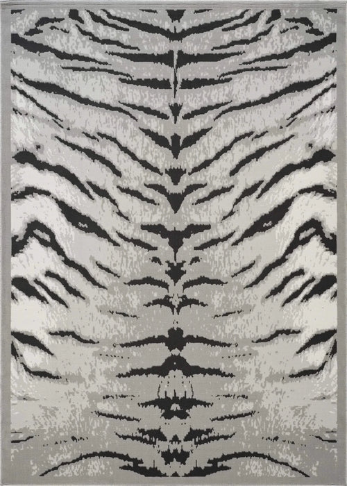 Hide GC_CHD1005 Gray 7 ft. 10 in. x 10 ft. 3 in. Area Rug Default -DTYStore