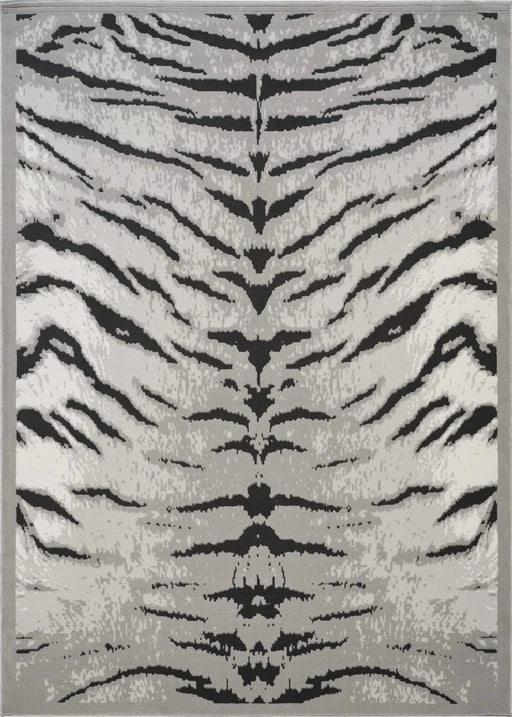 Hide GC_CHD1005 Gray 7 ft. 10 in. x 10 ft. 3 in. Area Rug Default -DTYStore