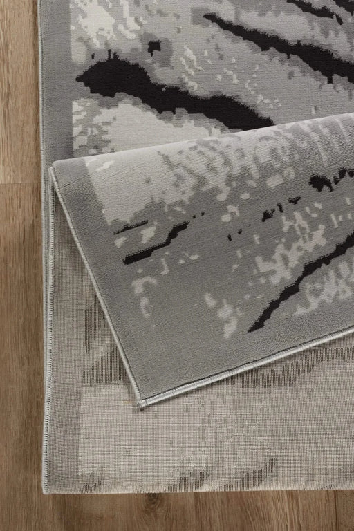 Hide GC_CHD1005 Gray 7 ft. 10 in. x 10 ft. 3 in. Area Rug Default -DTYStore