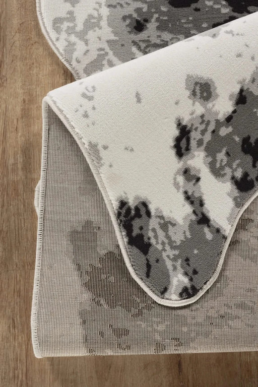 Hide GC_CHD1007 Gray 5 ft. x 7 ft. Area Rug Default -DTYStore