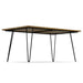 Hunter Dining Table in Light Brown Default -DTYStore