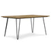 Hunter Dining Table in Light Brown Default -DTYStore