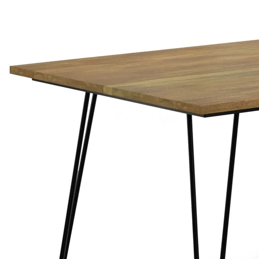 Hunter Dining Table in Light Brown Default -DTYStore