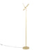 Icicle 65' Modern Swivel Floor Lamp in Gold Metal by LumiSource Default -DTYStore