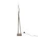 Icicle Contemporary Floor Lamp in Brushed Nickel by LumiSource Default -DTYStore