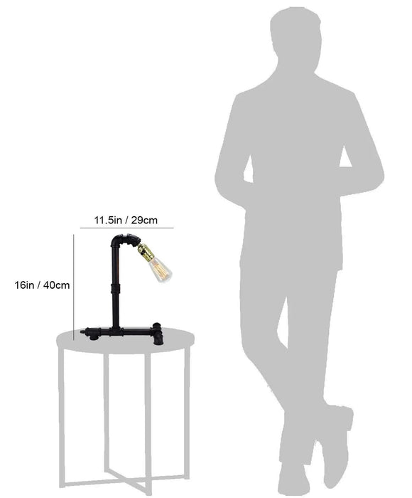 Industrial Pipe Desk Lamp Default -DTYStore