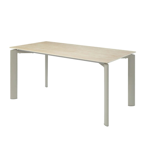 Ingram Ceramic Top & Light Gray Finish Dining Table Default -DTYStore