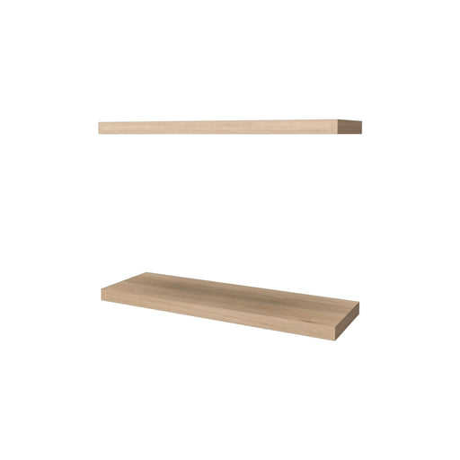 Iva Floating Shelf in Melamine, Light Pine Default -DTYStore