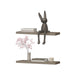 Iva Floating Shelf in Melamine x2, Taupe Default -DTYStore